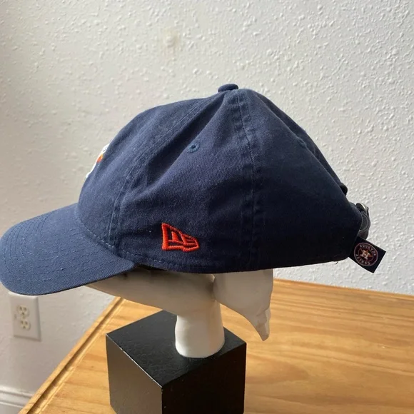 New Era Houston Astros Navy and Orange Women's Hat - Picture 3 of 3